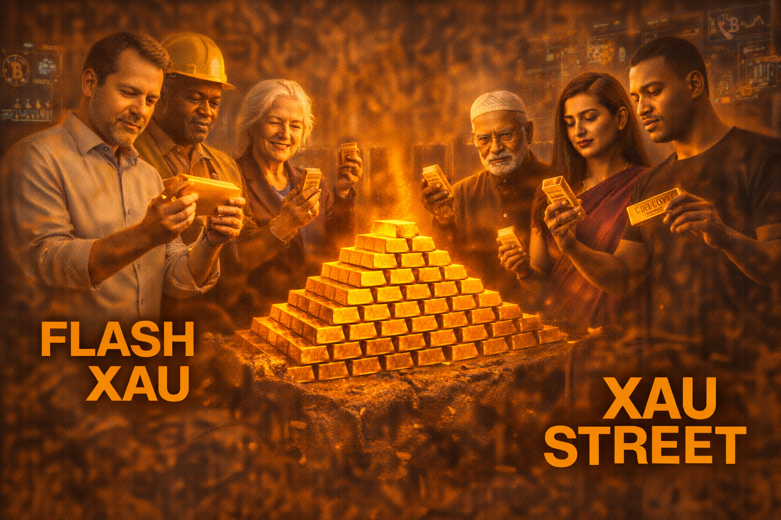 Lingots et pièces d’or symbolisant la valeur réelle et intemporelle de l’or physique