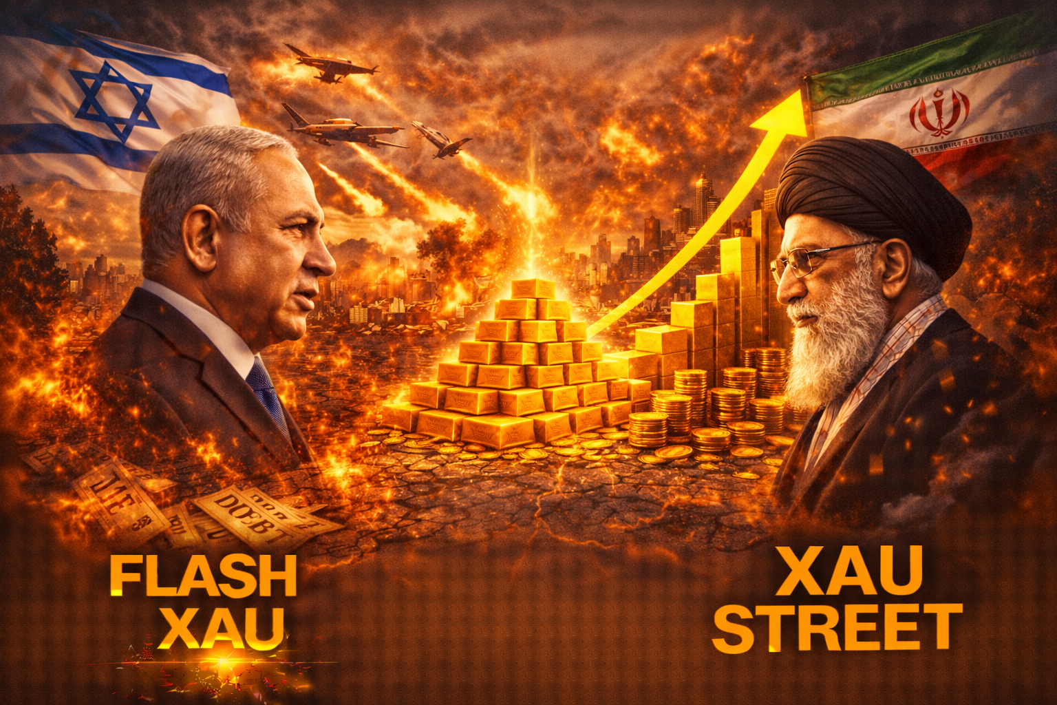 Tensions Israël Iran et hausse potentielle du prix de l’or sur fond de crise géopolitique mondiale