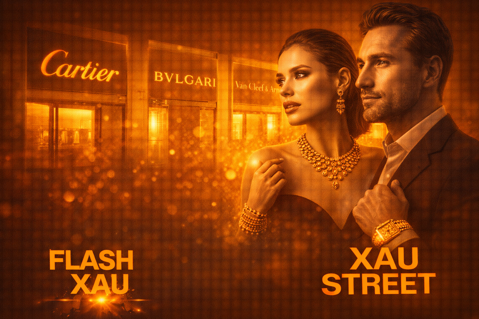 Bijoux en or de luxe représentant une richesse tangible et patrimoniale en 2026