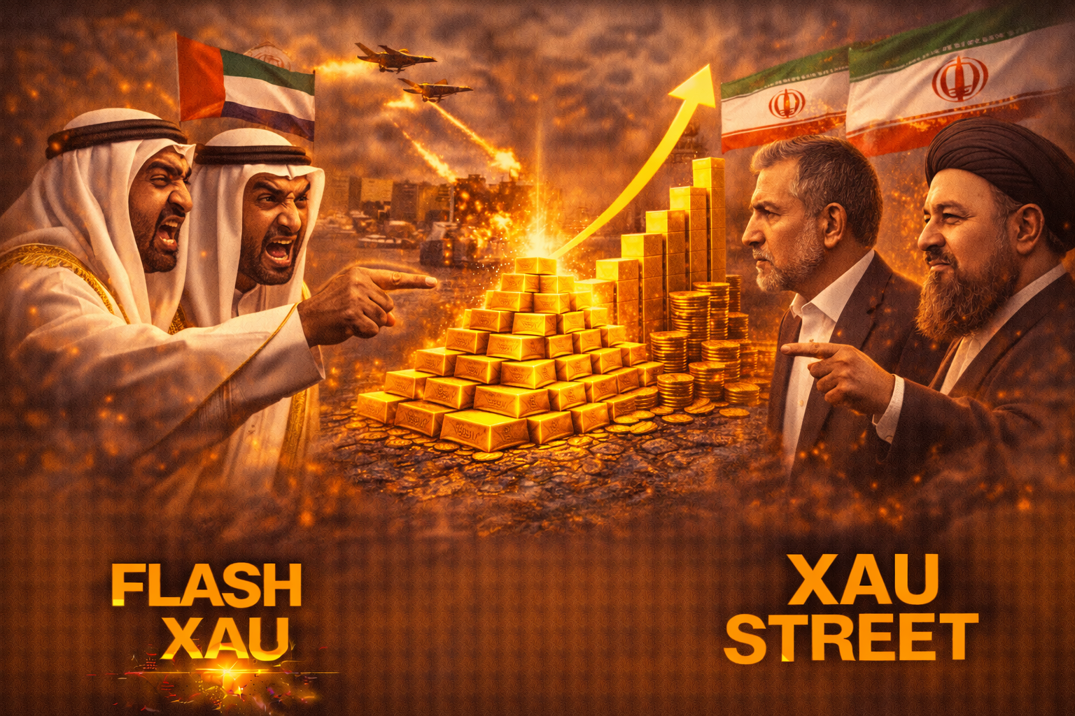 Conflit Iran Émirats arabes unis et impact potentiel sur le prix de l’or