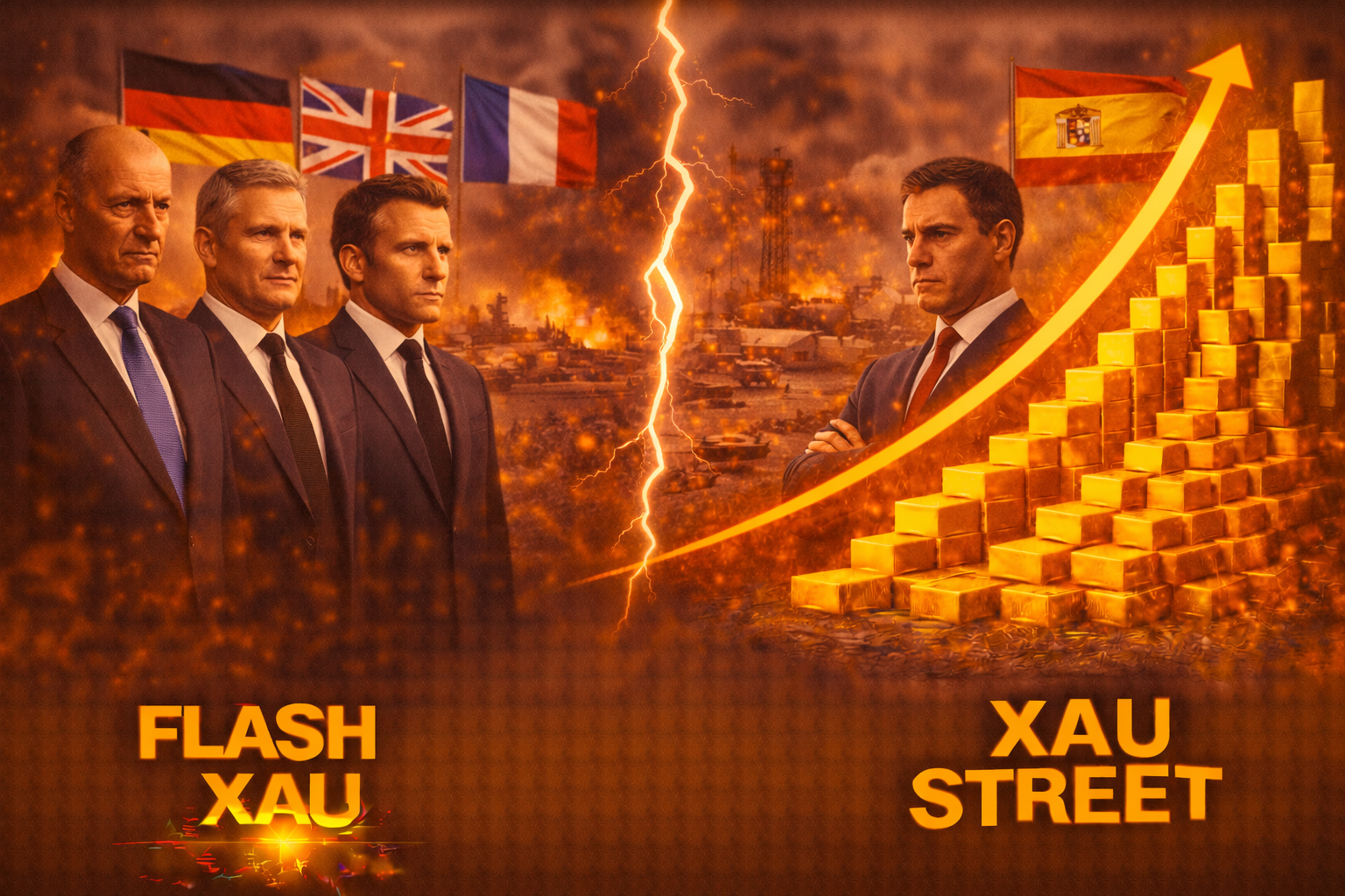 Europe divisée sur la guerre au Moyen-Orient et impact sur le prix de l’or