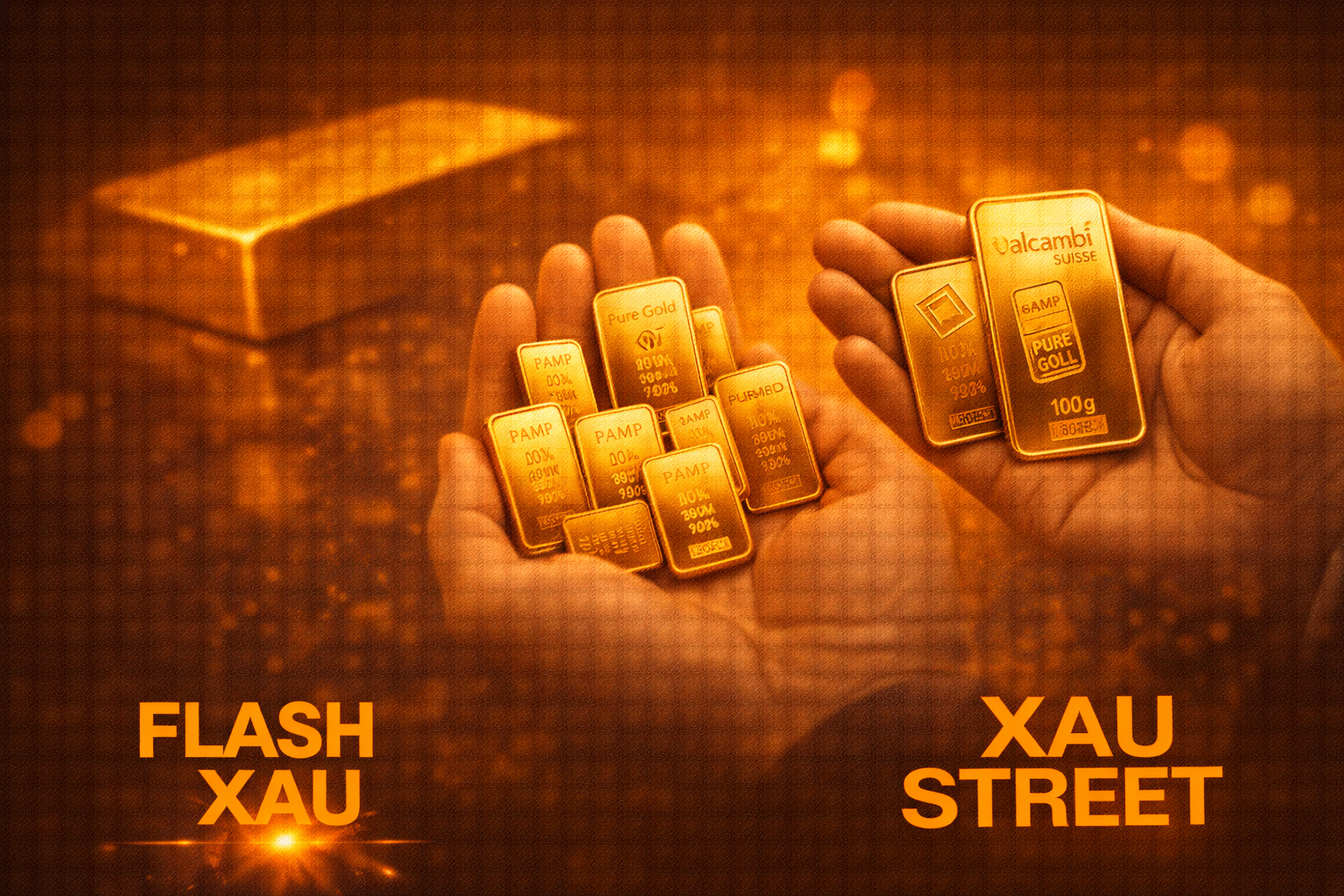 Lingotins d’or de différentes tailles illustrant une stratégie d’accumulation progressive