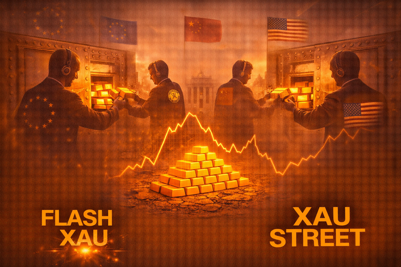 Lingots d’or accumulés par des banques centrales avec impact sur le système monétaire mondial