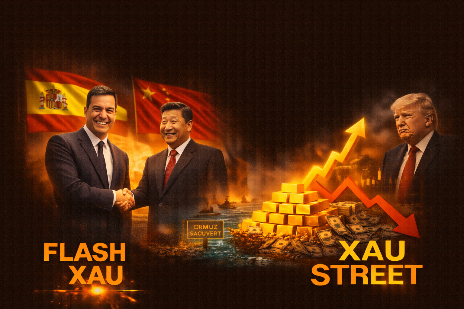 Rencontre Espagne Chine avec impact sur le dollar et le prix de l’or