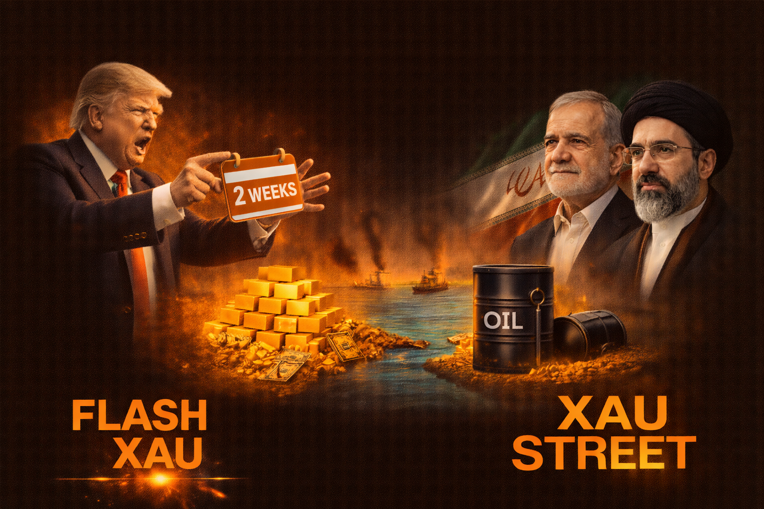 Trump Iran trêve 2026 impact sur le prix de l’or XAUUSD