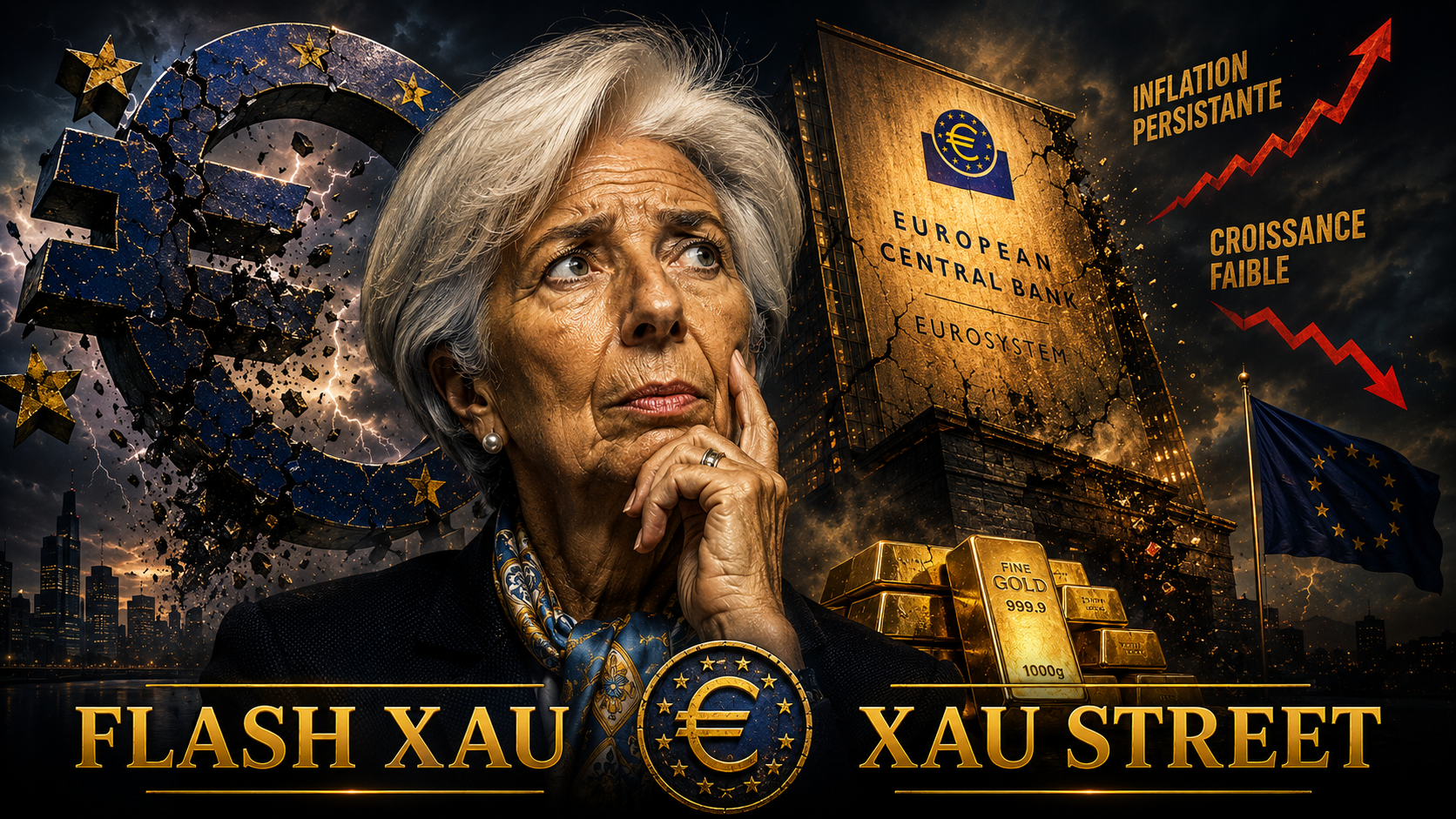 BCE Christine Lagarde juin 2026 inflation euro or
