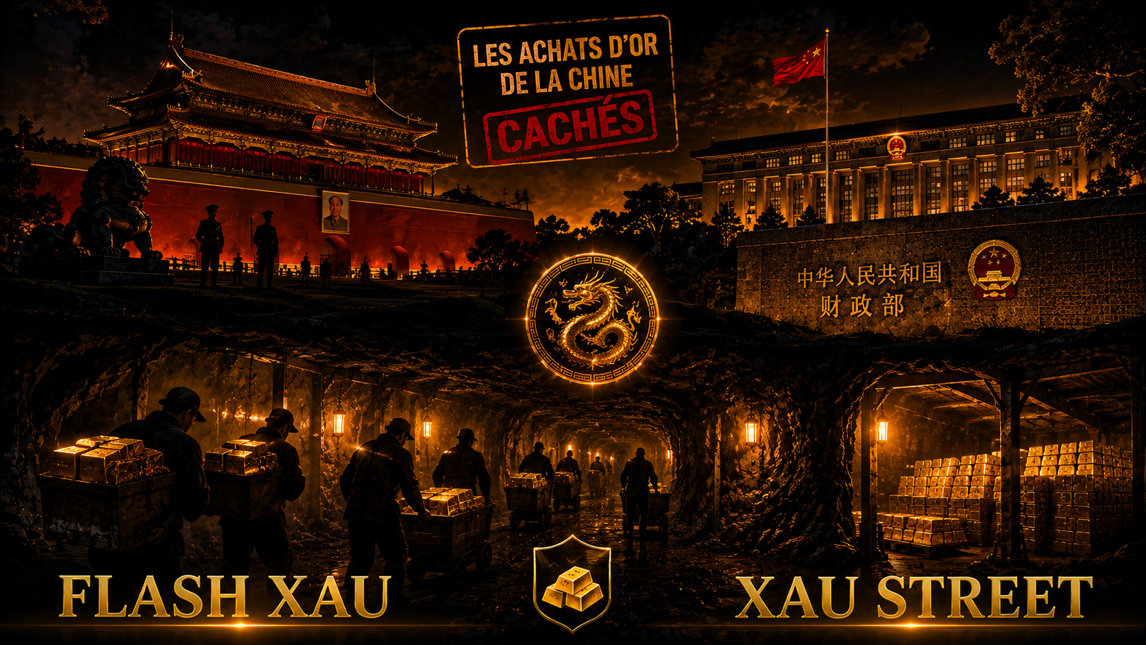 Pékin achats or cachés Chine banque centrale stratégie