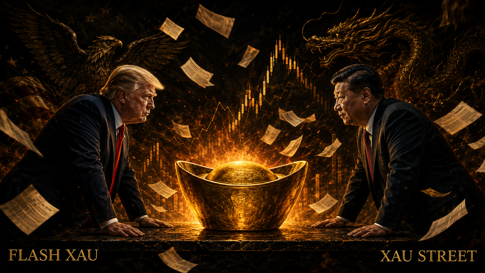 Trump tarifs Chine guerre commerciale or 5000